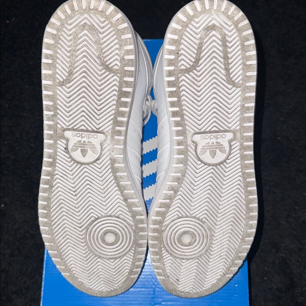 Adidas Top Ten Hi Triple-White’. Sz.10.5m. Original box - Picture 5 of 8